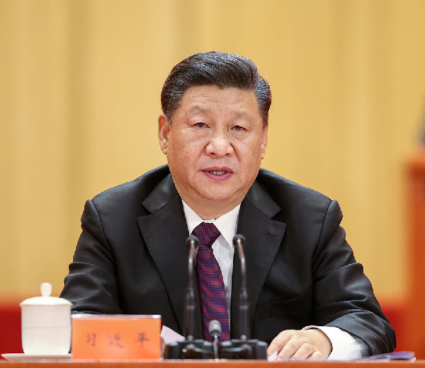 12月18日，慶祝改革開放40周年大會(huì)在北京人民大會(huì)堂隆重舉行。中共中央總書記、國(guó)家主席、中央軍委主席習(xí)近平在大會(huì)上發(fā)表重要講話。 （新華社記者 姚大偉 攝）
